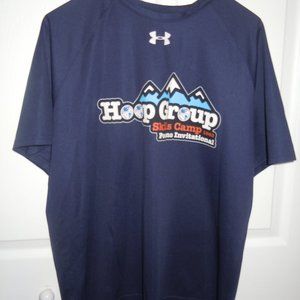 UNDER ARMOUR-HOOP GROUP T-SHIRT-LARGE-DRI FIT